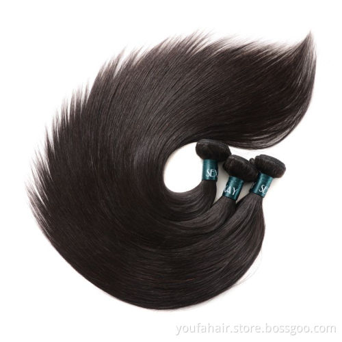 Virgin Human Hair Bundles Wholesale Luxury Brazilian Cuticle Aligned Straight Remy Hair Indian Hair All Colors